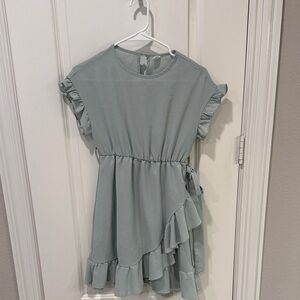 SHEIN Kids Dress in Soft Blue